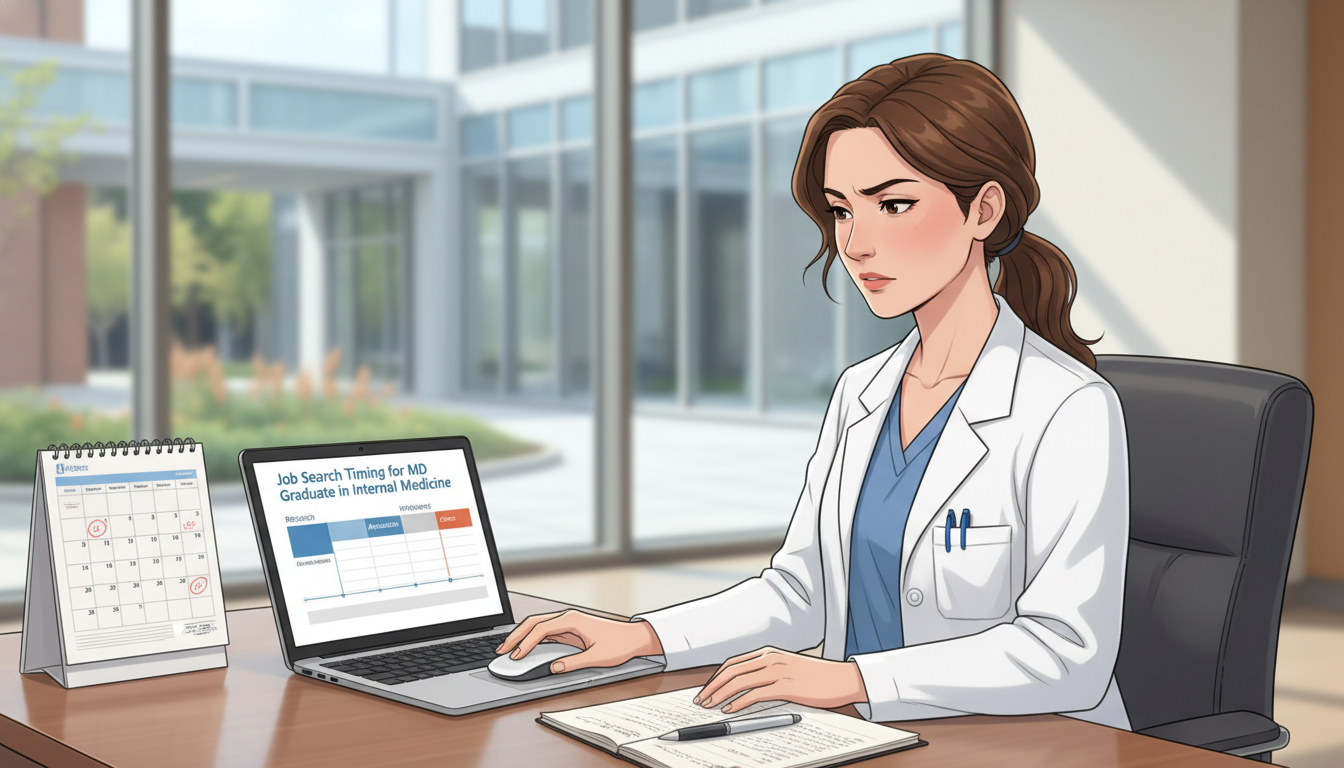 When to Start Your Job Search: A Guide for MD Graduates in Internal Medicine