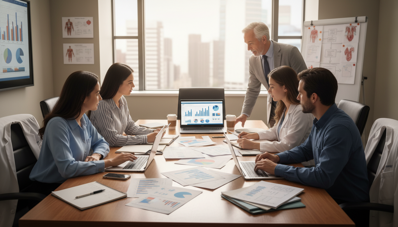 MD graduate collaborating on internal medicine research project MD graduate collaborating on internal medicine research project - MD graduate residency for Research Profile Building for MD