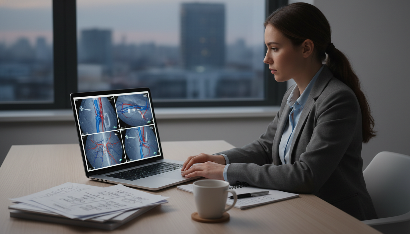 Interventional radiology applicant reviewing cases before residency interview - MD graduate residency for Pre-Interview Prepa