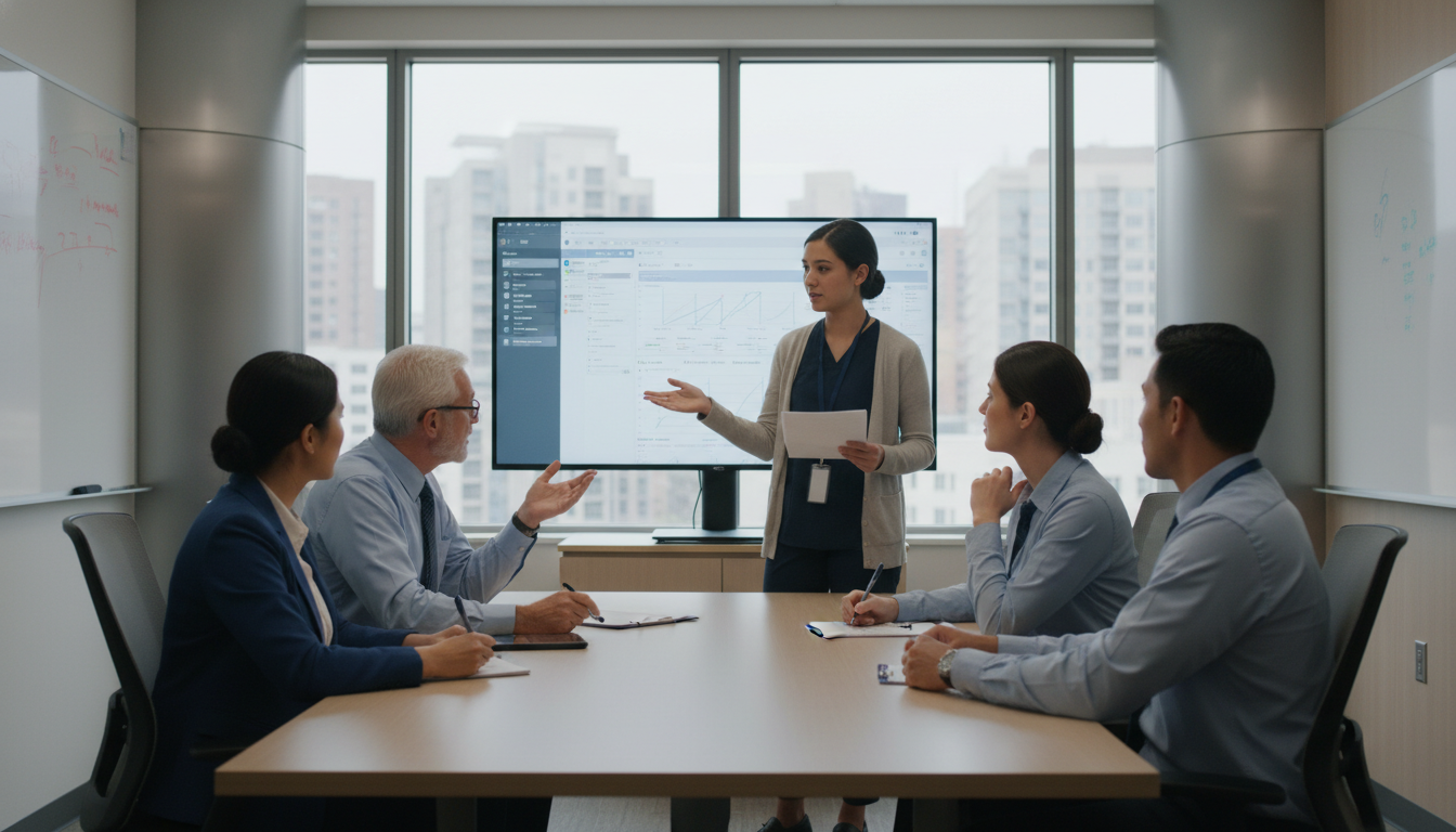 Medicine-Pediatrics resident presenting a patient case to Med-Peds attendings Medicine-Pediatrics resident presenting a patient case to Med-Peds attendings - MD graduate residency for Away Rotation Strat