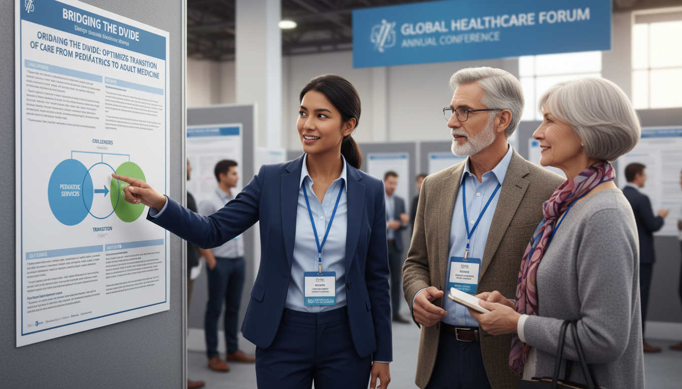 MD graduate in Medicine-Pediatrics networking at a medical conference - MD graduate residency for Networking in Medicine for