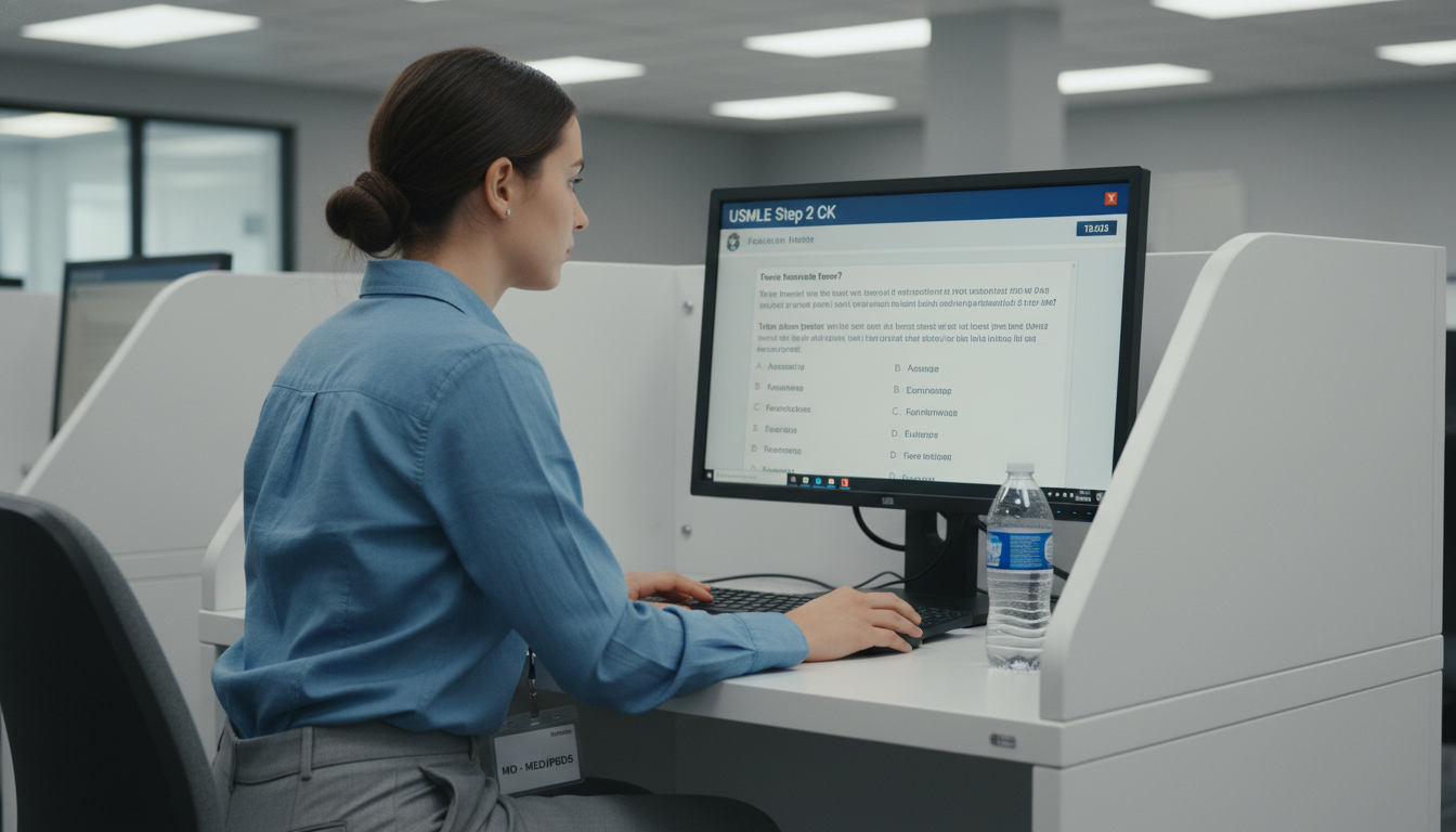 MD graduate taking a USMLE Step 2 CK practice exam - MD graduate residency for USMLE Step 2 CK Preparation for MD Graduate in