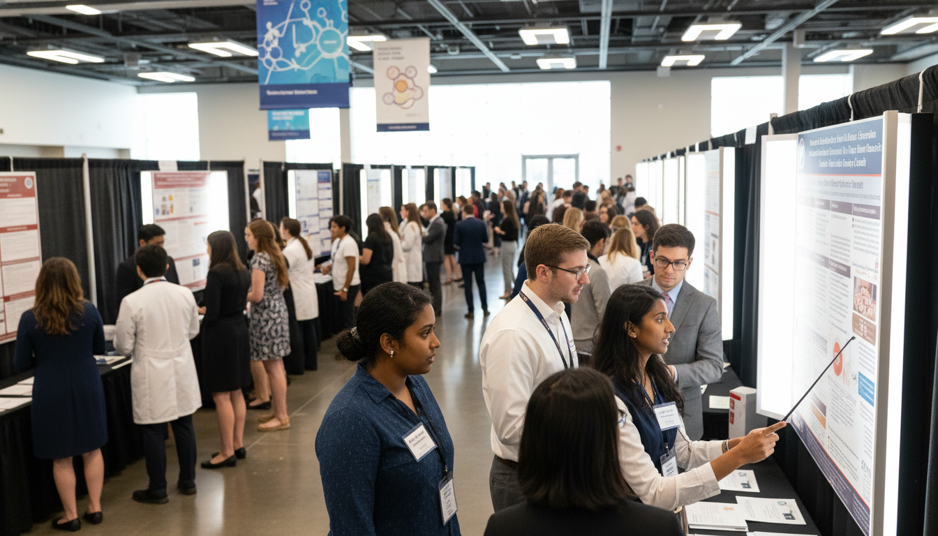 Medical conference networking scene - MD graduate residency for Networking in Medicine for MD Graduate in Medicine-Psychiatry