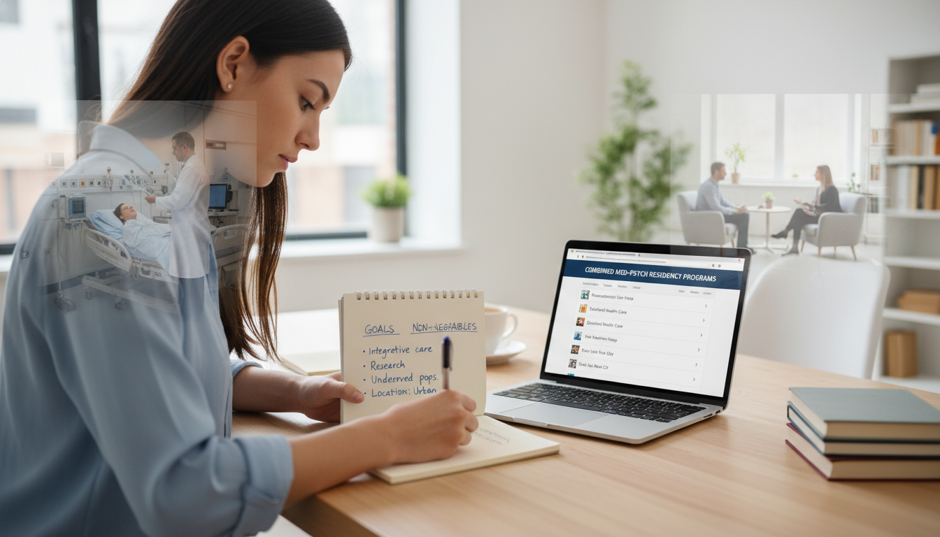 MD graduate defining residency goals and non-negotiables - MD graduate residency for Program Selection Strategy for MD Gradua