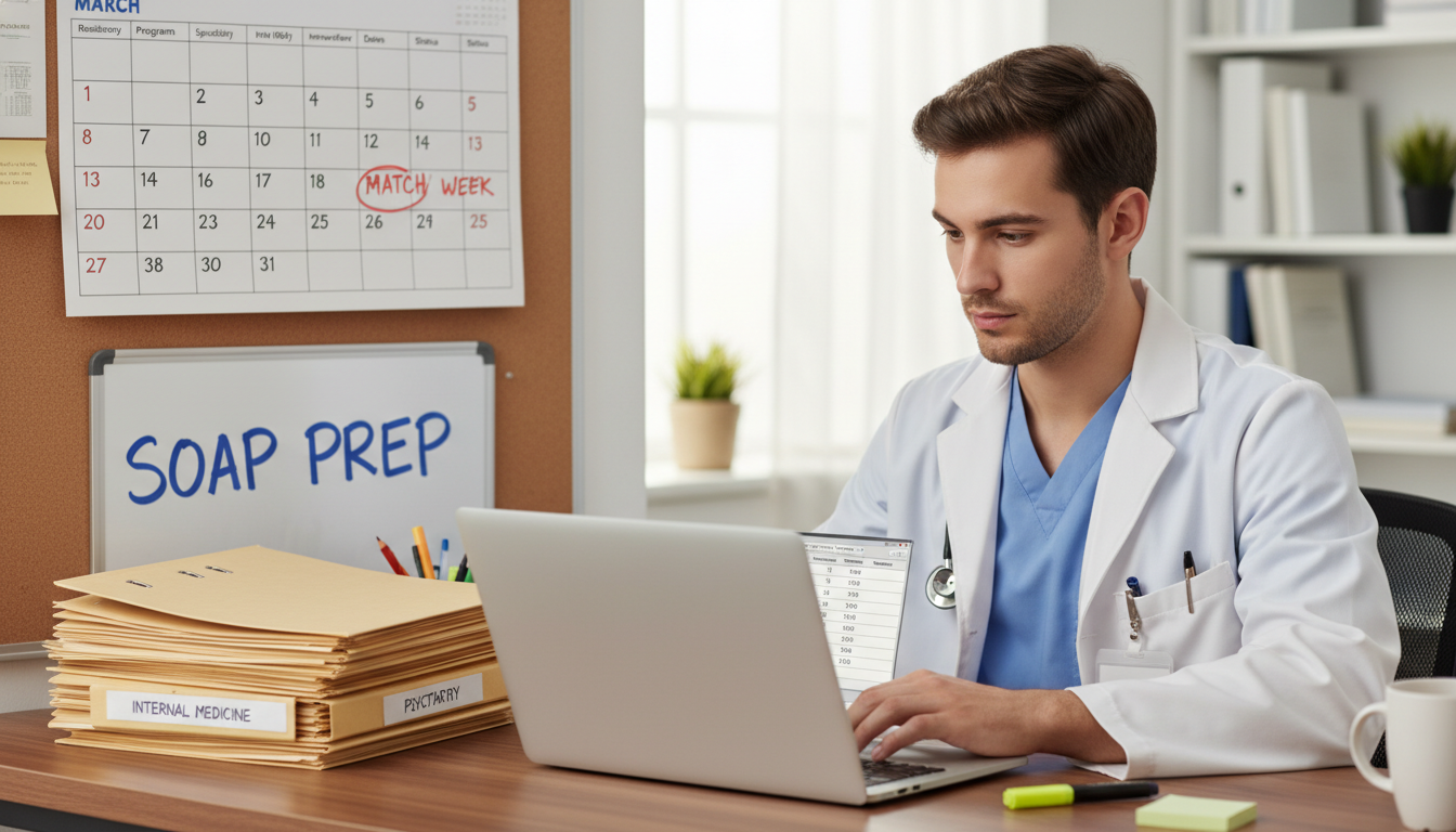 MD Graduate Organizing SOAP Program List - MD graduate residency for SOAP Preparation for MD Graduate in Medicine-Psychiatry