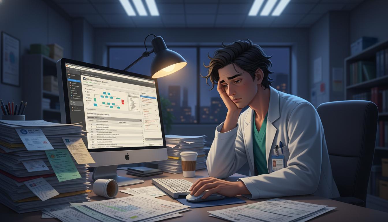 Medical genetics resident overwhelmed with administrative workload Medical genetics resident overwhelmed with administrative workload - MD graduate residency for Identifying Malignant Programs