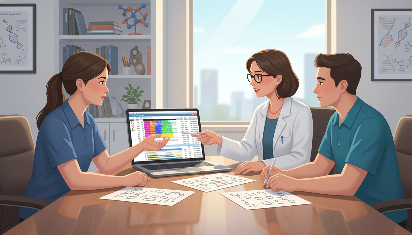Medical genetics residents in a small teaching session Medical genetics residents in a small teaching session - MD graduate residency for Resident Turnover Warning Signs for MD Gra