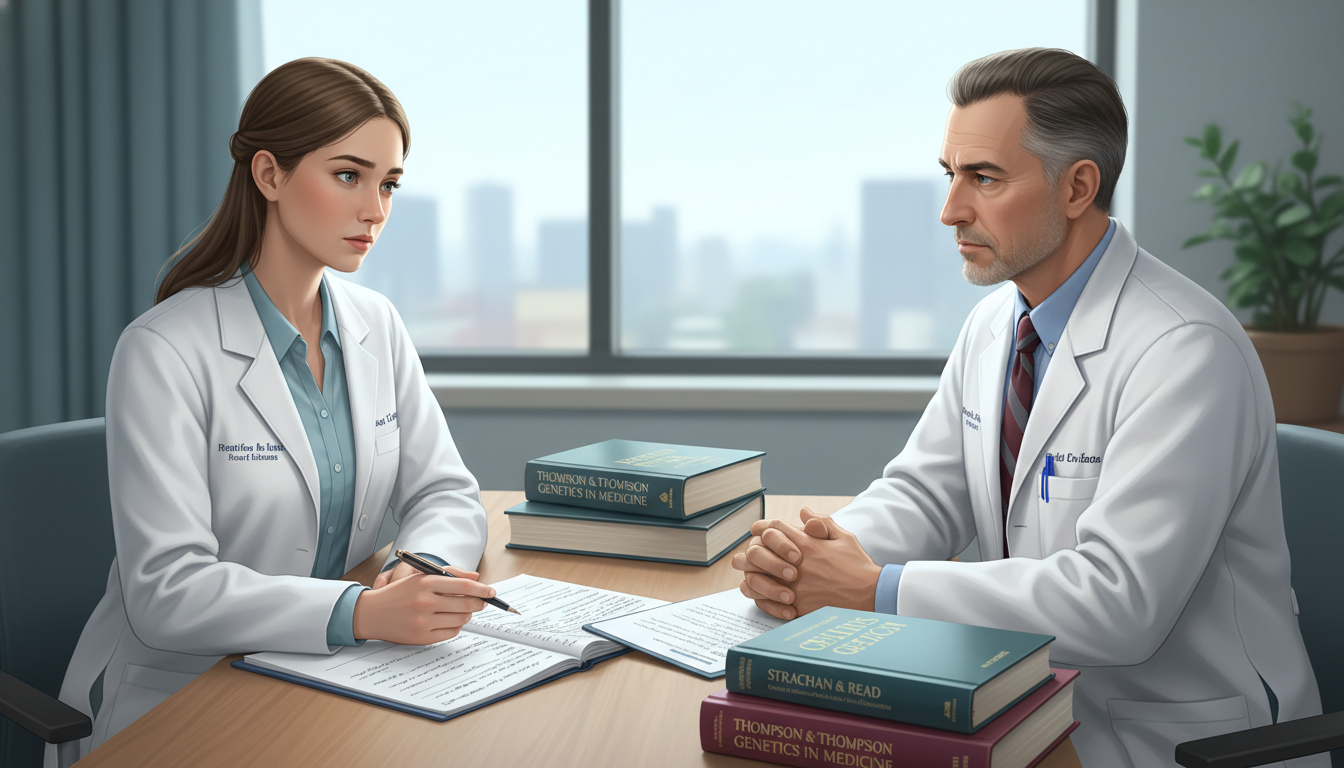 Genetics resident talking privately with program director Genetics resident talking privately with program director - MD graduate residency for Resident Turnover Warning Signs for MD