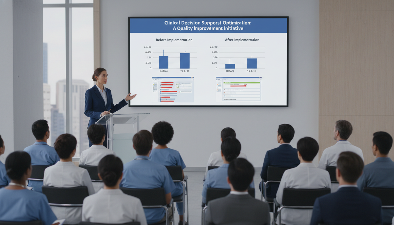 MD graduate presenting an informatics quality improvement project MD graduate presenting an informatics quality improvement project - MD graduate residency for CV Building for MD Graduate in