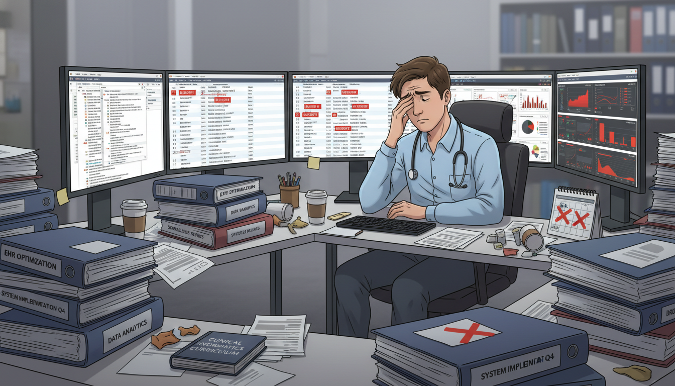 Clinical informatics fellow overwhelmed by EHR tickets and non-educational IT work Clinical informatics fellow overwhelmed by EHR tickets and non-educational IT work - MD graduate residency for Identifying Ma