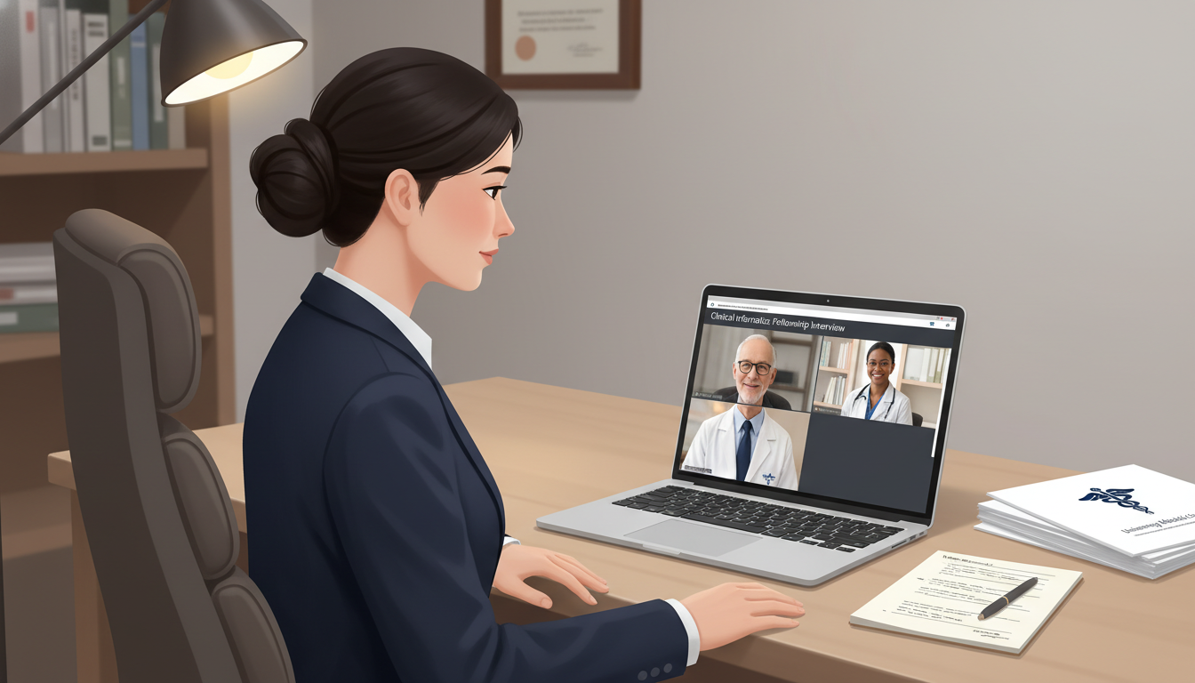 Virtual clinical informatics interview setup for MD graduate - MD graduate residency for Pre-Interview Preparation for MD Gra