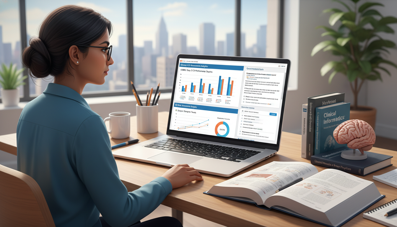 Medical graduate analyzing USMLE Step 2 CK performance data Medical graduate analyzing USMLE Step 2 CK performance data - MD graduate residency for USMLE Step 2 CK Preparation for MD Gr