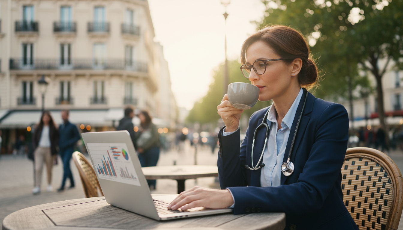 Physician informatician enjoying balanced lifestyle Physician informatician enjoying balanced lifestyle - MD graduate residency for Work-Life Balance Assessment for MD Graduate