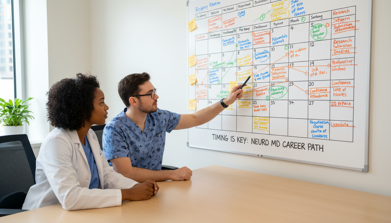 Timeline planning for neurology resident and fellow Timeline planning for neurology resident and fellow - MD graduate residency for Job Search Timing for MD Graduate in Neurolog