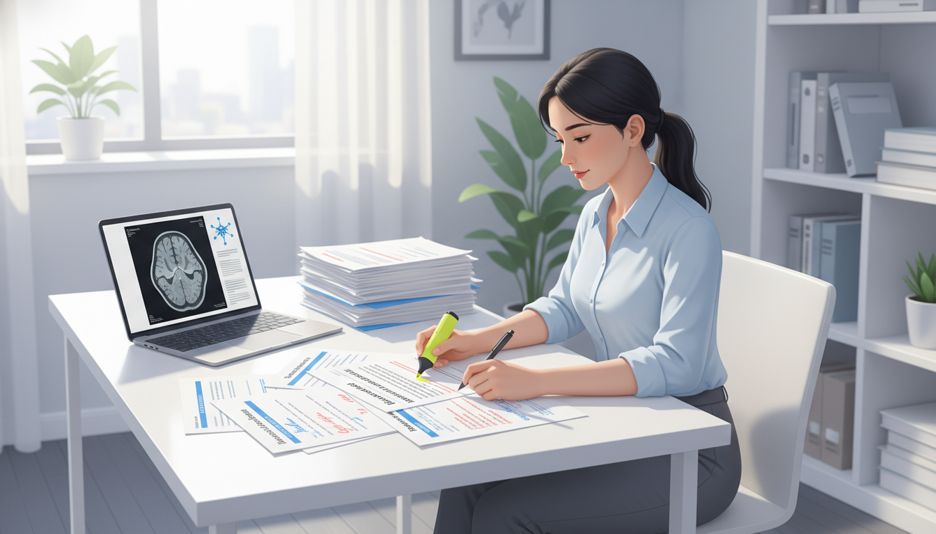 Neurology residency applicant reviewing application and personal statement - MD graduate residency for Pre-Interview Preparat