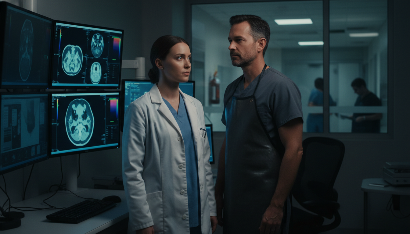 MD graduate reviewing PET-CT images with nuclear medicine attending MD graduate reviewing PET-CT images with nuclear medicine attending - MD graduate residency for Letters of Recommendation for