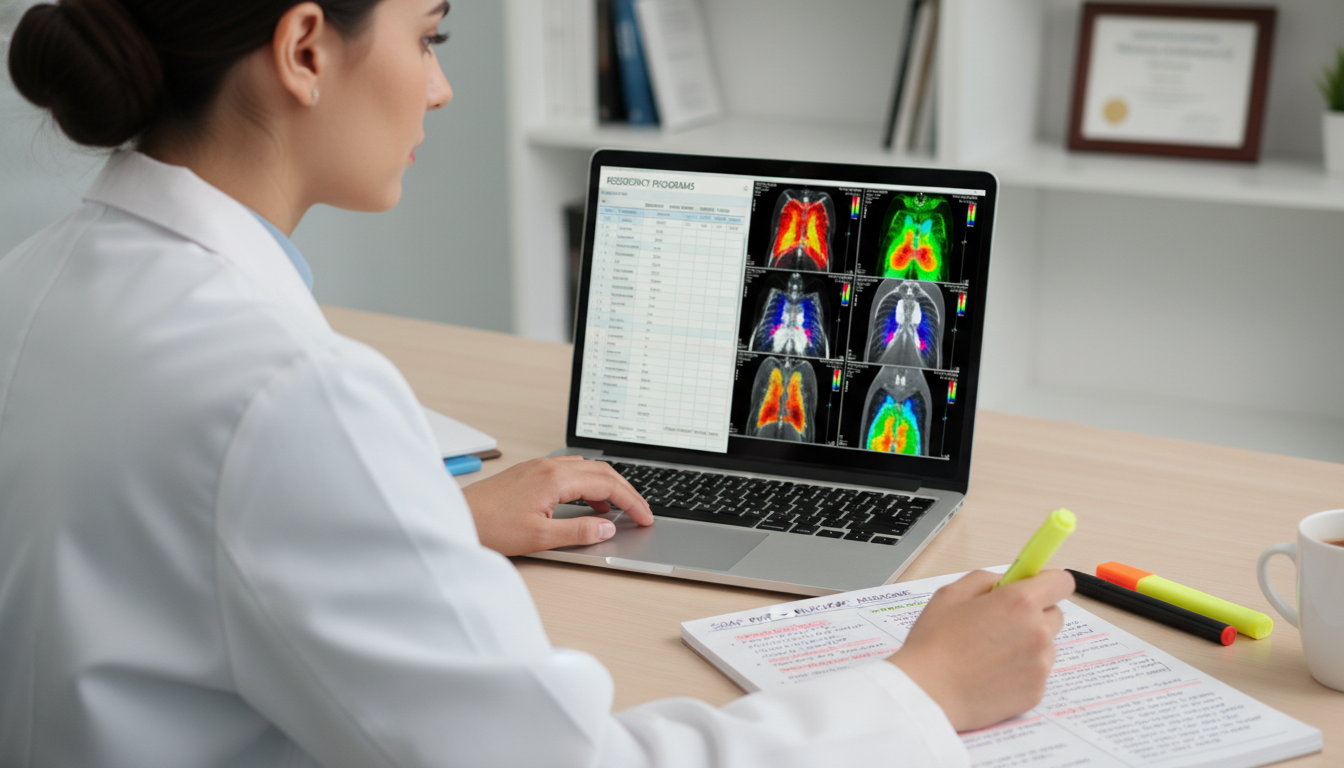 MD graduate reviewing nuclear medicine residency programs and SOAP strategy - MD graduate residency for SOAP Preparation for