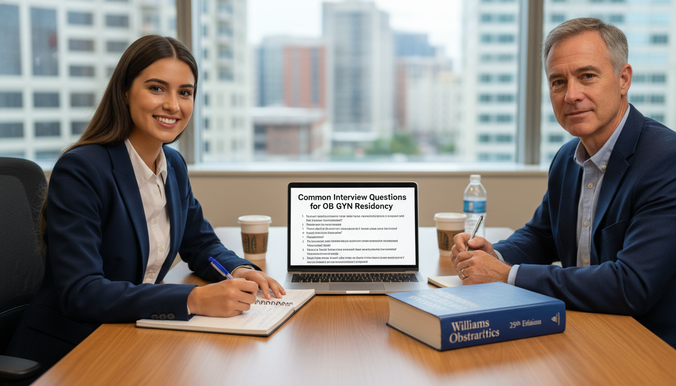 MD graduate practicing behavioral interview questions with mentor - MD graduate residency for Common Interview Questions for