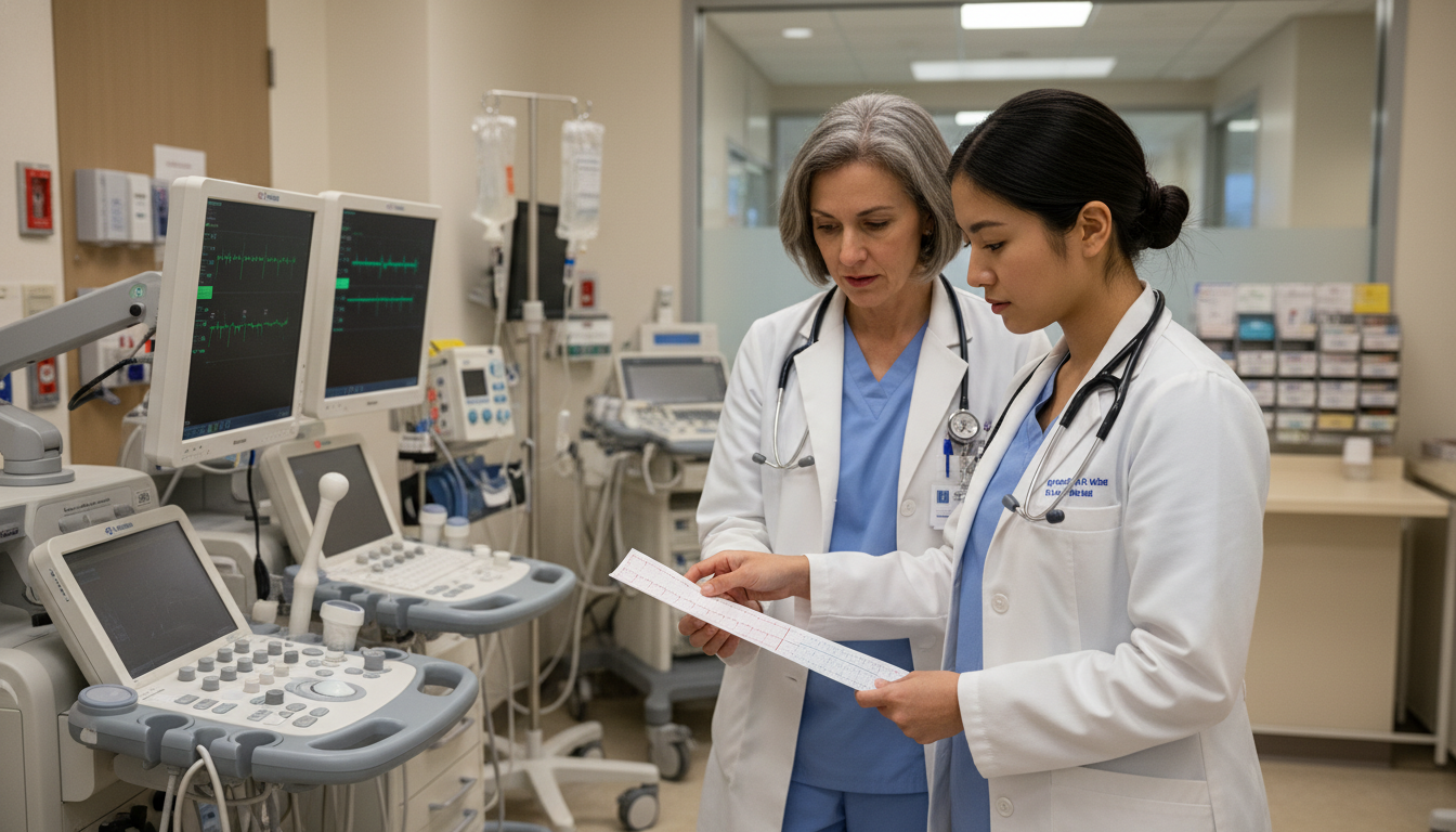 OB GYN resident on labor and delivery with attending teaching OB GYN resident on labor and delivery with attending teaching - MD graduate residency for Questions to Ask Programs for MD Gr