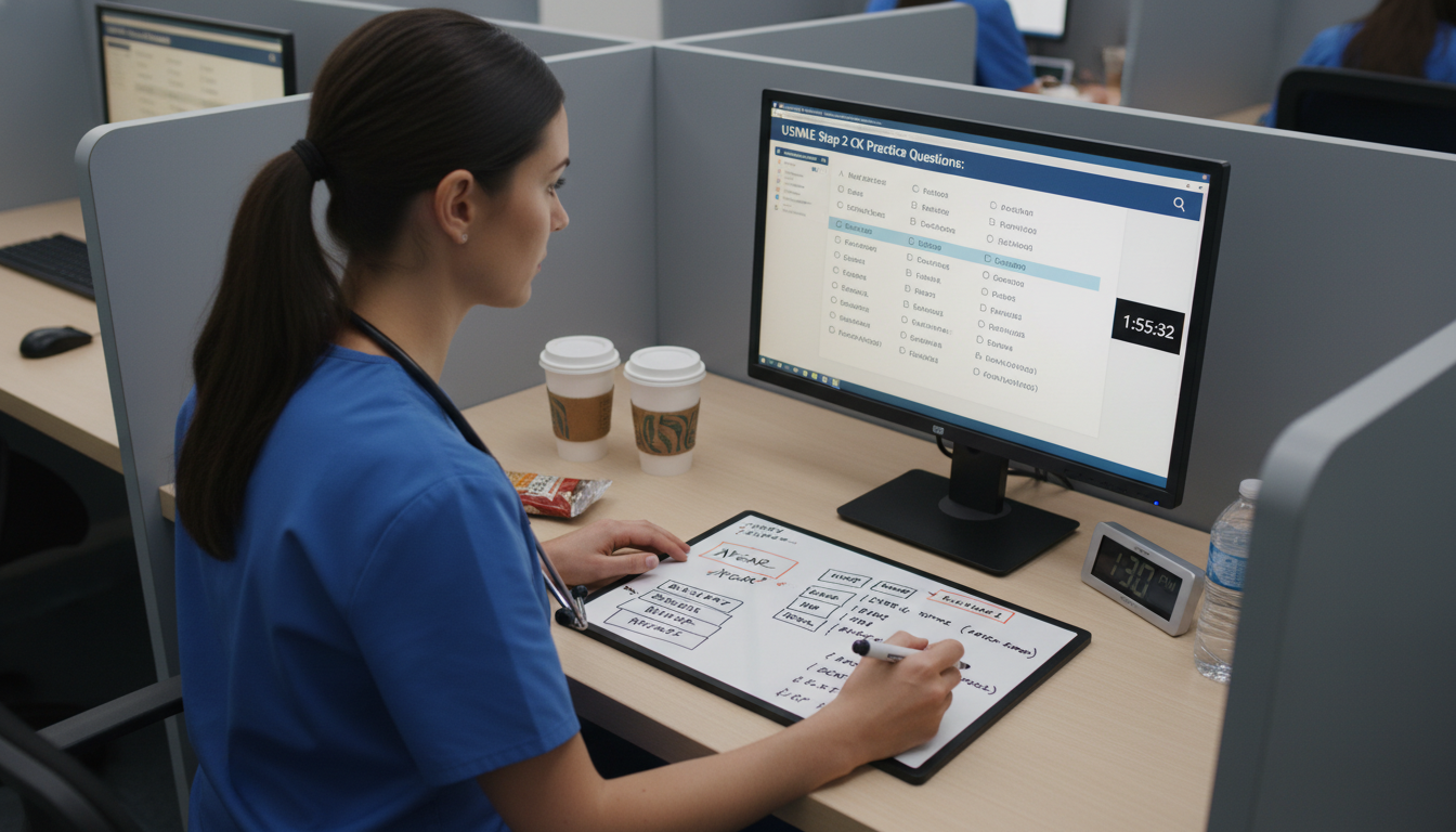 Medical graduate simulating USMLE Step 2 CK exam conditions Medical graduate simulating USMLE Step 2 CK exam conditions - MD graduate residency for USMLE Step 2 CK Preparation for MD Gr