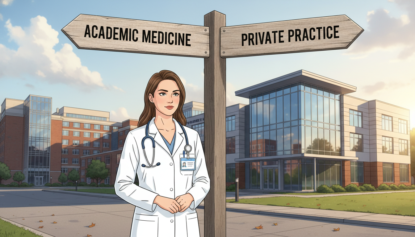 Academic vs Private Practice: A Guide for Ophthalmology Graduates