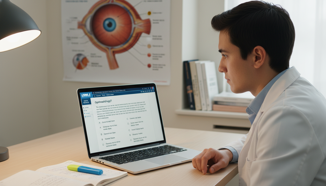 Medical graduate studying for USMLE exams with ophthalmology materials Medical graduate studying for USMLE exams with ophthalmology materials - MD graduate residency for Addressing Red Flags for M