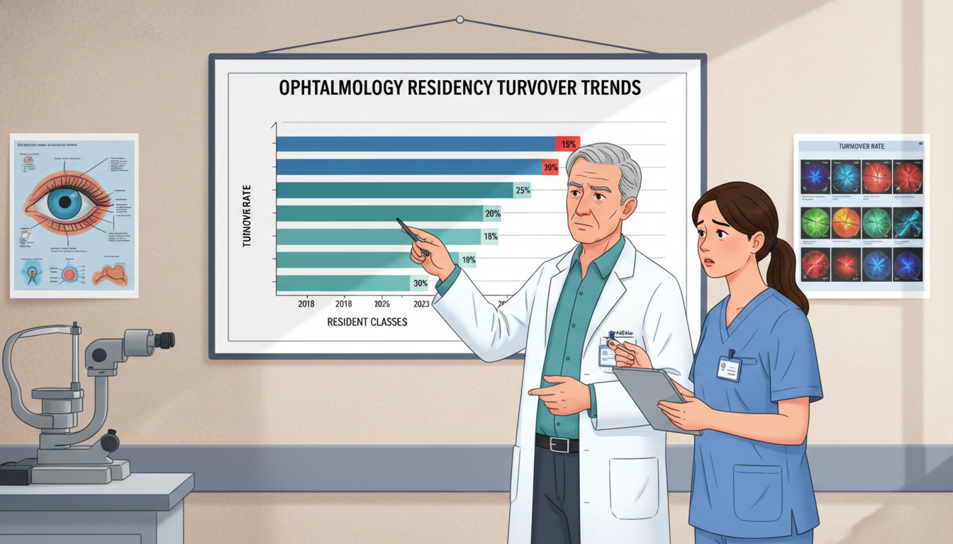 Chart showing patterns of resident turnover in an ophthalmology residency program Chart showing patterns of resident turnover in an ophthalmology residency program - MD graduate residency for Resident Turnov