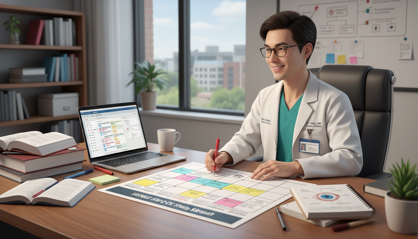 Medical graduate planning a study schedule for USMLE Step 2 CK - MD graduate residency for USMLE Step 2 CK Preparation for MD