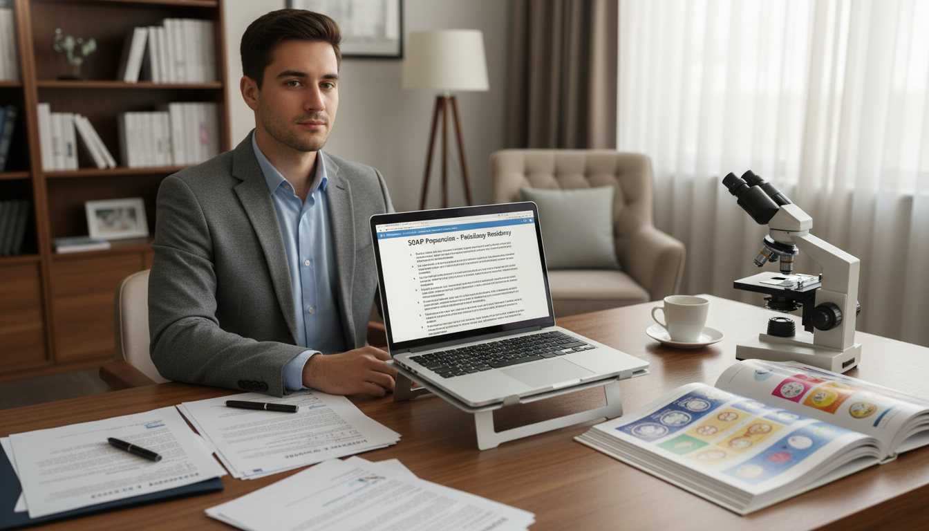 MD graduate reviewing pathology personal statement and ERAS profile - MD graduate residency for SOAP Preparation for MD Gradu