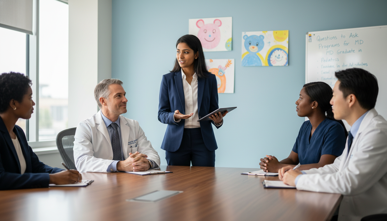 Essential Questions to Ask Pediatrics Residency Programs for MD Graduates