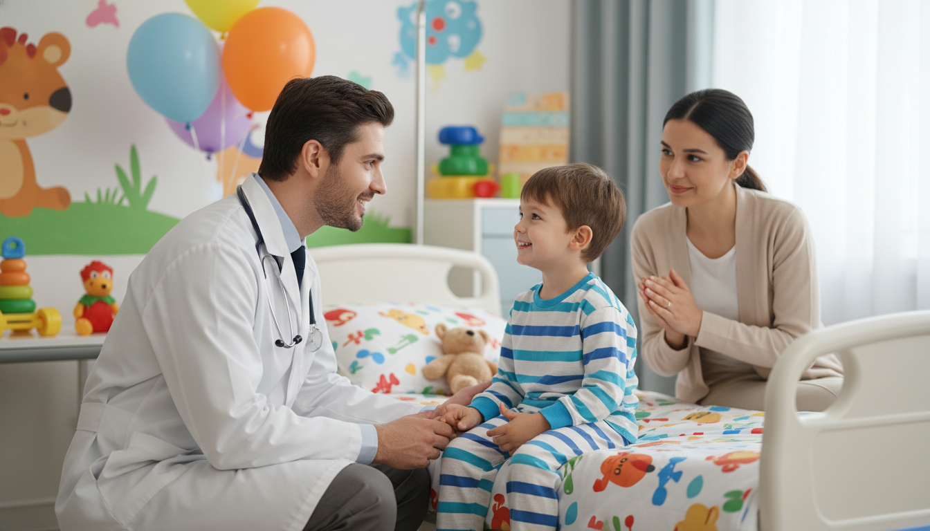 MD graduate interacting with pediatric patient during clinical rotation MD graduate interacting with pediatric patient during clinical rotation - MD graduate residency for Addressing Red Flags for