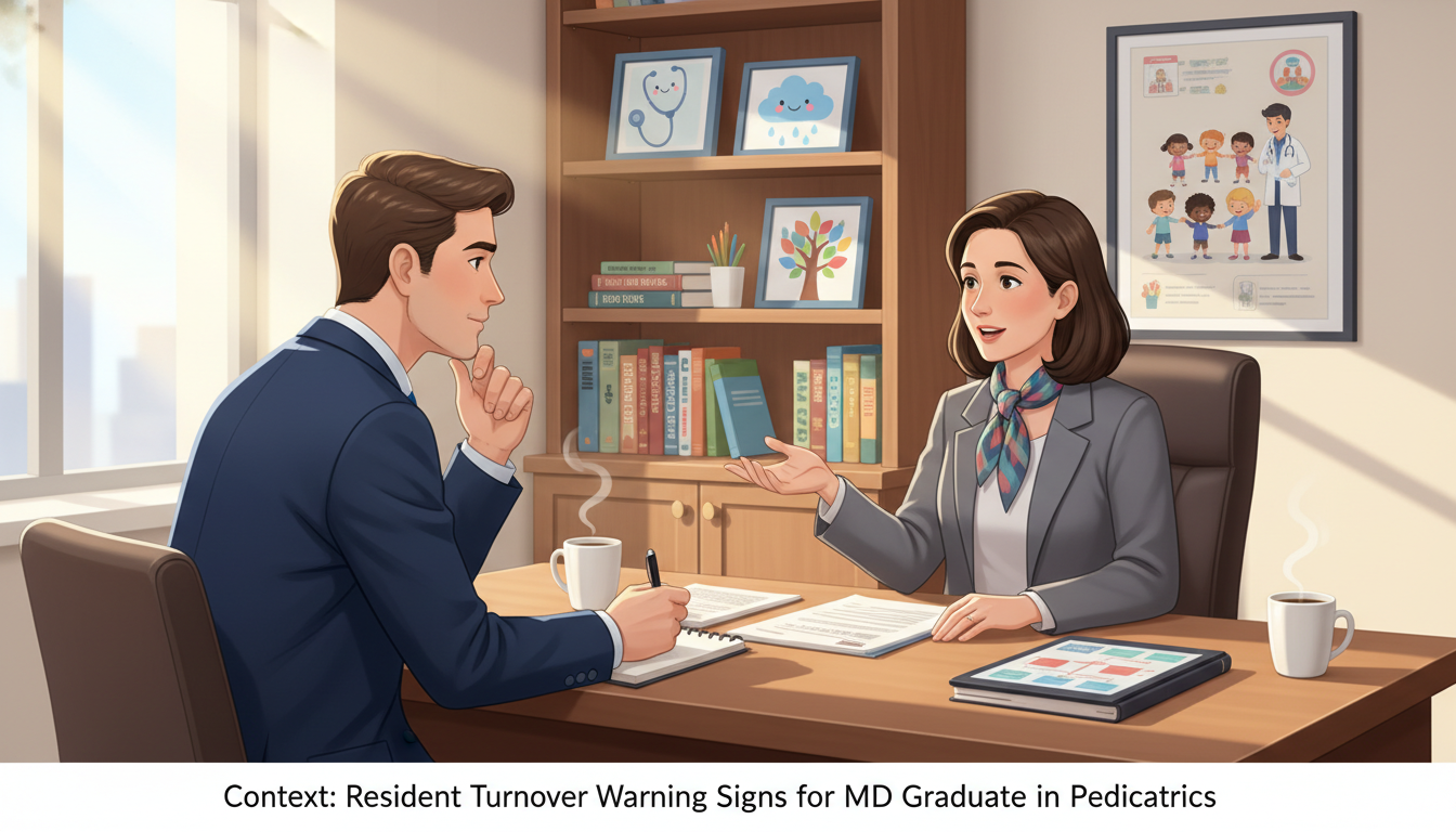 MD graduate interviewing at pediatrics residency program MD graduate interviewing at pediatrics residency program - MD graduate residency for Resident Turnover Warning Signs for MD G