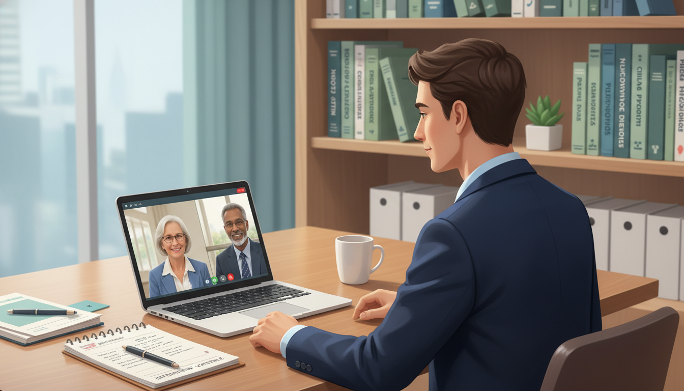 Residency applicant in virtual interview with pediatrics-psychiatry program - MD graduate residency for Low Step Score Strate