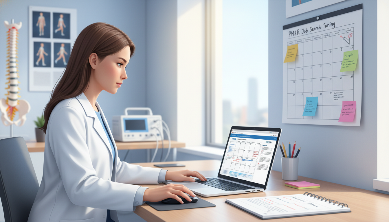 Essential Job Search Timing Guide for MD Graduates in PM&R Residency