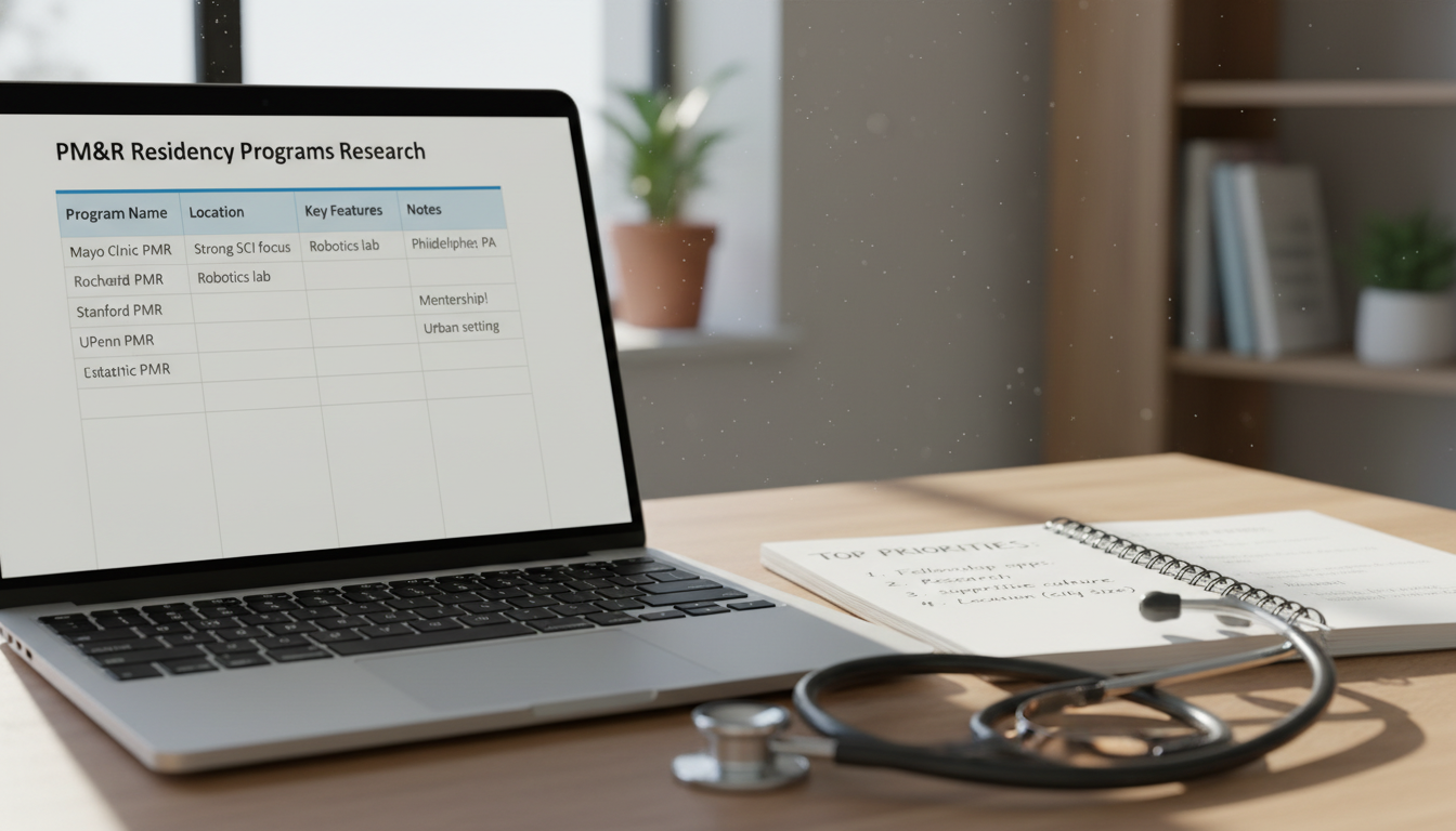 Spreadsheet and notes used for residency program research Spreadsheet and notes used for residency program research - MD graduate residency for How to Research Programs for MD Graduat