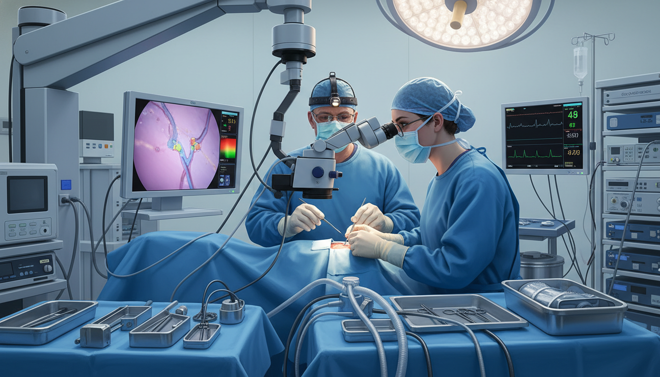 Plastic surgery resident working with faculty in operating room - MD graduate residency for Common Interview Questions for MD