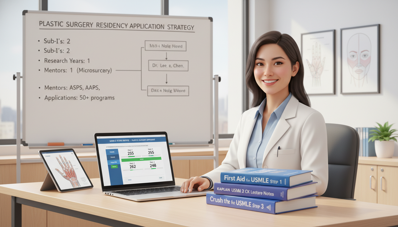 Step Score Strategy for MD Graduates Pursuing Plastic Surgery Residency