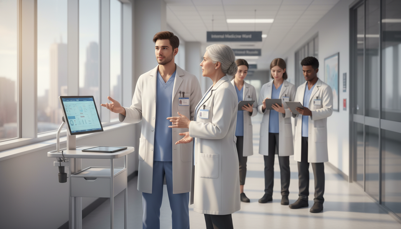 MD graduate presenting a patient case to internal medicine faculty MD graduate presenting a patient case to internal medicine faculty - MD graduate residency for Away Rotation Strategy for MD