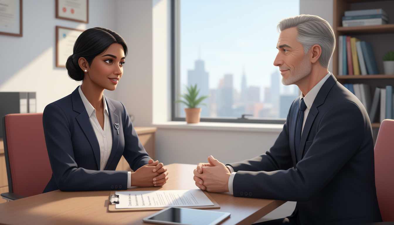 MD graduate participating in a behavioral residency interview - MD graduate residency for Common Interview Questions for MD G