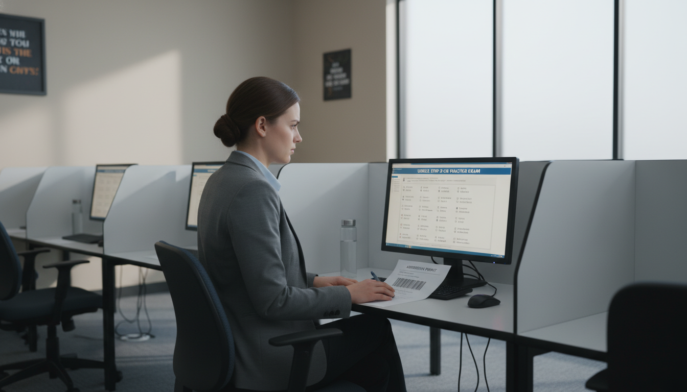 Practice exam environment simulating USMLE Step 2 CK test day Practice exam environment simulating USMLE Step 2 CK test day - MD graduate residency for USMLE Step 2 CK Preparation for MD