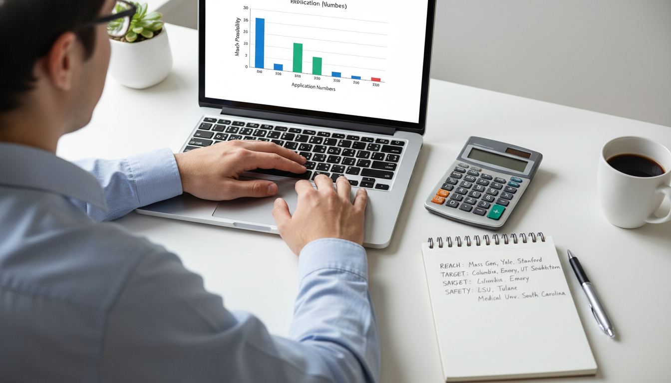 Medical graduate calculating target number of psychiatry residency applications - MD graduate residency for Program Selection