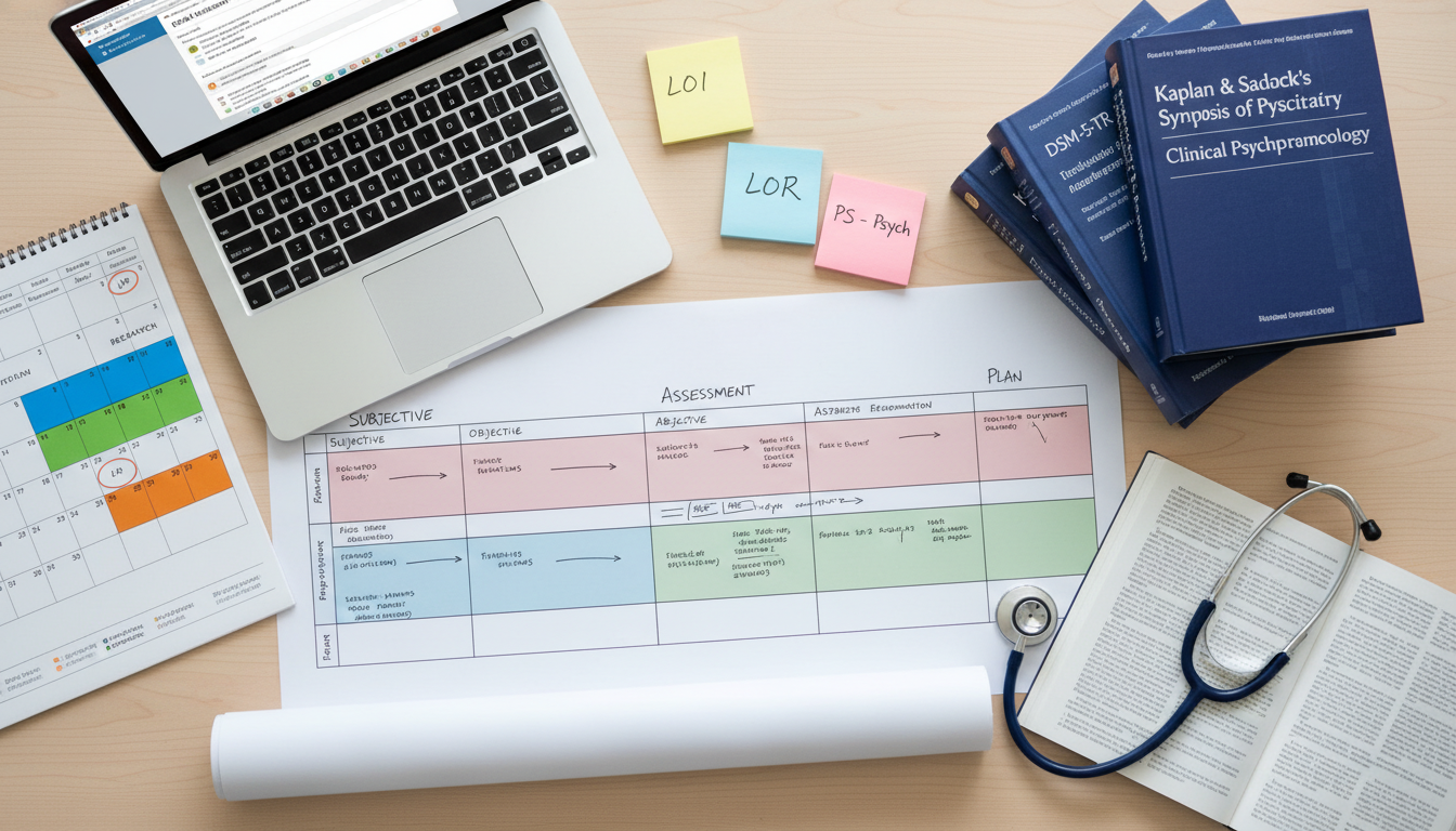 Timeline and checklist for psychiatry SOAP preparation - MD graduate residency for SOAP Preparation for MD Graduate in Psychi