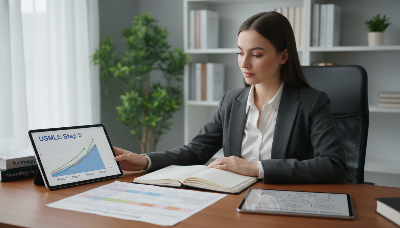 Medical graduate analyzing USMLE step score trends and study plan - MD graduate residency for Step Score Strategy for MD Grad