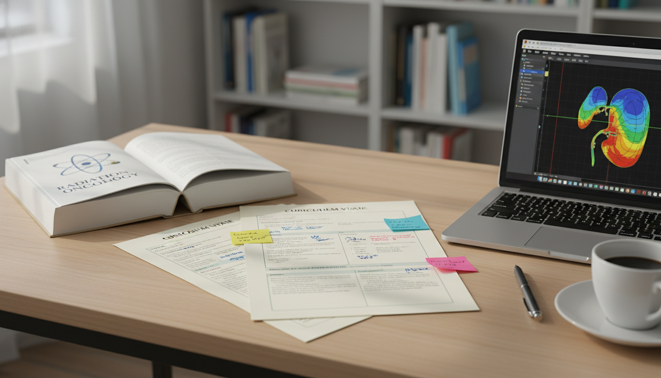 Organized CV layout for radiation oncology residency applicant Organized CV layout for radiation oncology residency applicant - MD graduate residency for CV Building for MD Graduate in Rad