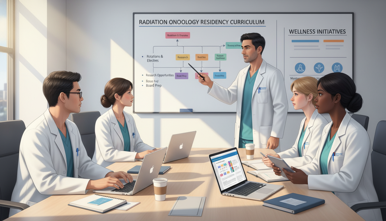 Radiation oncology residents discussing program experiences - MD graduate residency for How to Research Programs for MD Gradu