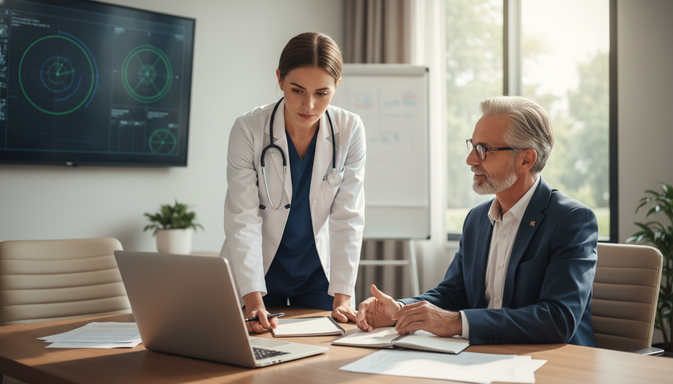 MD graduate discussing academic challenges with faculty mentor MD graduate discussing academic challenges with faculty mentor - MD graduate residency for Addressing Red Flags for MD Gradua