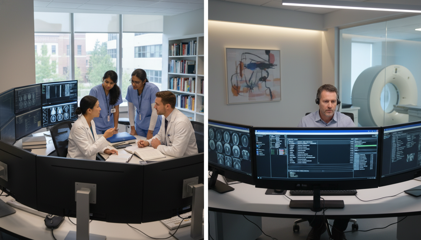 Diagnostic Radiology Academic vs Private Practice Work Environment Diagnostic Radiology Academic vs Private Practice Work Environment - MD graduate residency for Academic vs Private Practice f