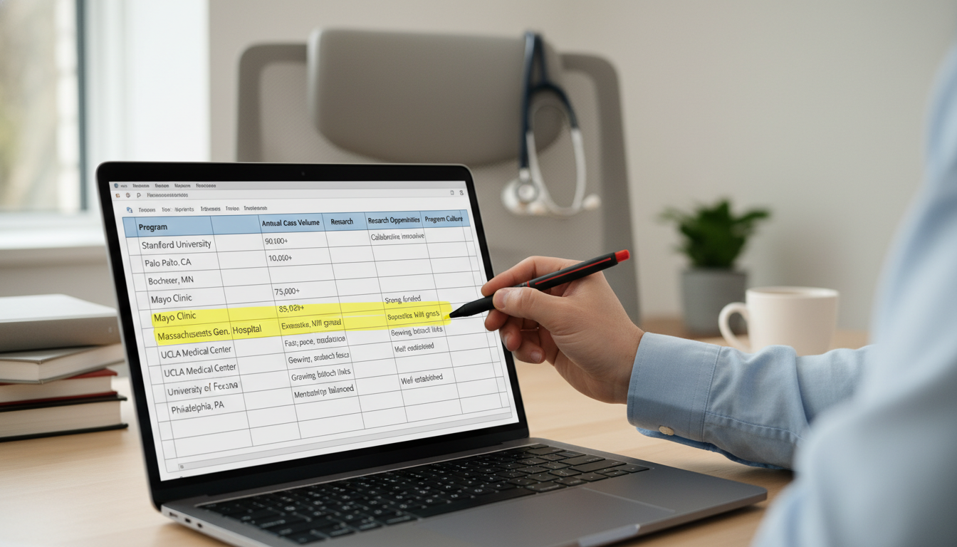 MD graduate comparing diagnostic radiology residency programs using a spreadsheet MD graduate comparing diagnostic radiology residency programs using a spreadsheet - MD graduate residency for How to Research