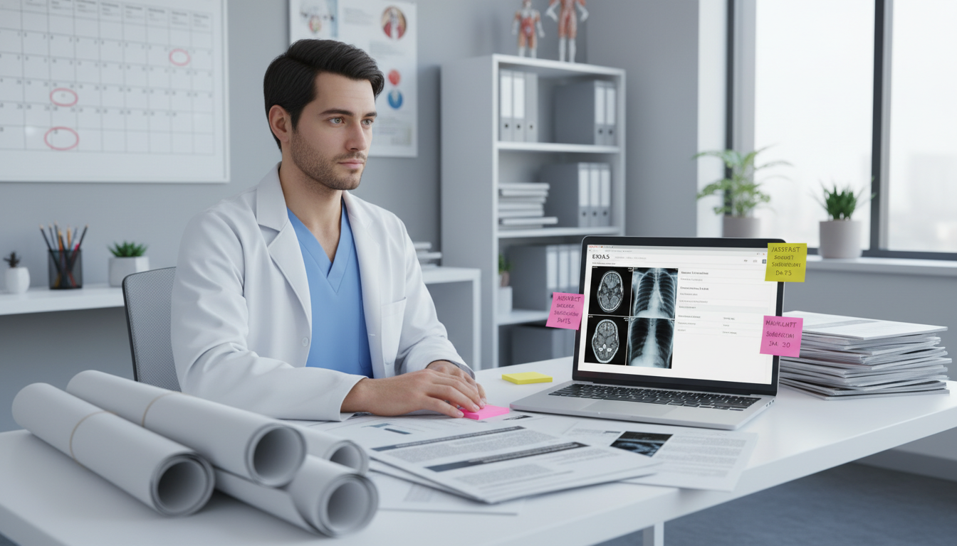 Medical graduate organizing diagnostic radiology research portfolio - MD graduate residency for Research Profile Building for