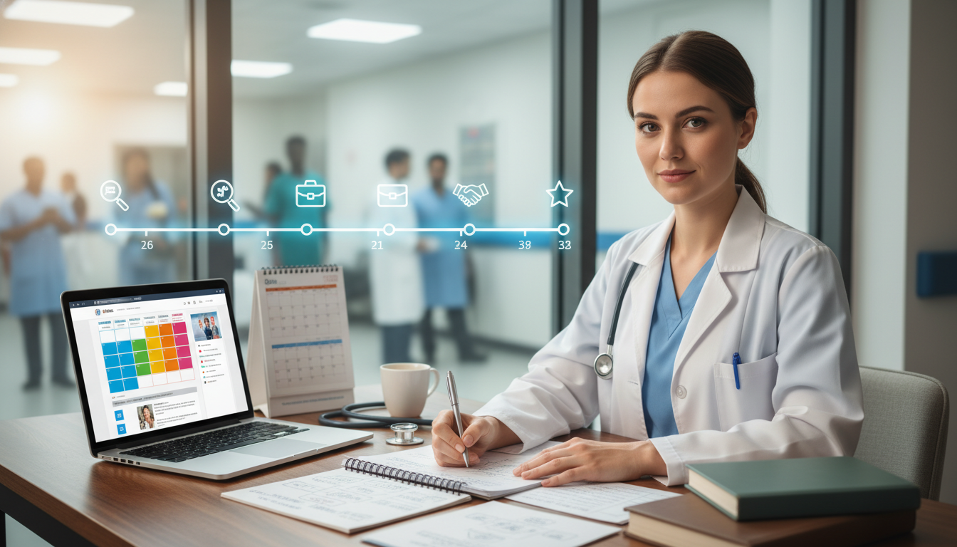 Essential Job Search Timing Guide for MD Graduates in Transitional Year